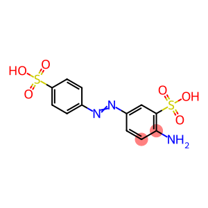 2-amino-5-((4-sulfophenyl)azo)-benzenesulfonicaci
