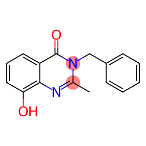 4(3H)-Quinazolinone,  3-benzyl-8-hydroxy-2-methyl-  (6CI)