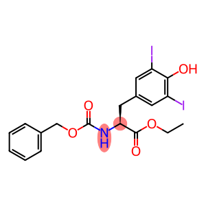(S)-Ethyl 2-(((benzyloxy)carbonyl)amino)-3-(4-hydroxy-3,5-diiodophenyl)propanoate