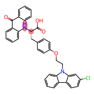 N-(2-Benzoylphenyl)-O-[2-(2-chloro-9H-carbazol-9-yl)ethyl]-L-tyrosine