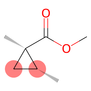 Cyclopropanecarboxylic acid, 1,2-dimethyl-, methyl ester, (1R,2R)-rel- (9CI)