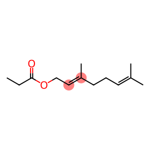 (e)-3,7-dimethyl-2,6-octadien-1-olpropionate