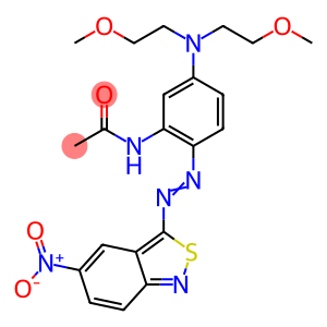 Acetamide, N-5-bis(2-methoxyethyl)amino-2-(5-nitro-2,1-benzisothiazol-3-yl)azophenyl-