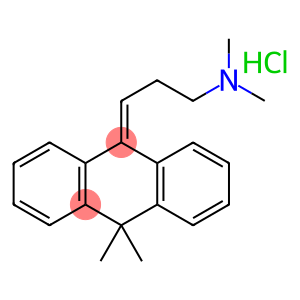 1-Propanamine, 3-(10,10-dimethyl-9(10H)-anthracenylidene)-N,N-dimethyl-, hydrochloride