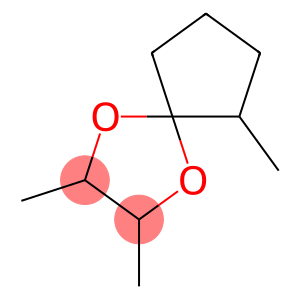 1,4-Dioxaspiro[4.4]nonane,2,3,6-trimethyl-,[2R-[2-alpha-,3-bta-,5-alpha-(R*)]]-(9CI)