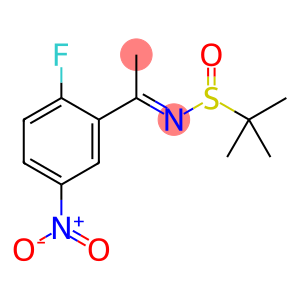 2-Propanesulfinamide, N-[1-(2-fluoro-5-nitrophenyl)ethylidene]-2-methyl-, [N(E),S(R)]-