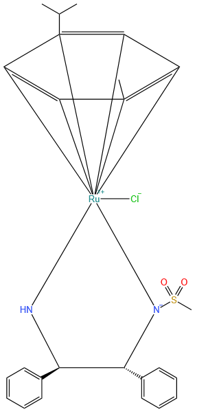 Chloro(p-cyMene)[(1R,2R)-(-)-2-aMino-1,2-diphenylethyl(MethylsulfonylaMido)]rutheniuM(II) RuCl(p-cyMene)[(R,R)-MsDpen]