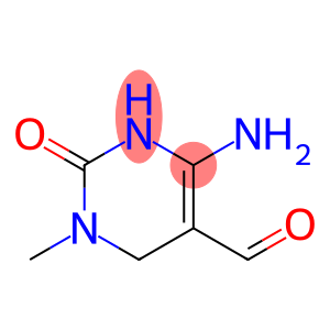5-Pyrimidinecarboxaldehyde, 4-amino-1,2,3,6-tetrahydro-1-methyl-2-oxo- (9CI)