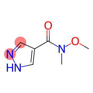 N-甲氧基-N-甲基-1H-吡唑-4-甲酰胺