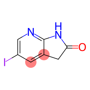 2H-Pyrrolo[2,3-b]pyridin-2-one, 1,3-dihydro-5-iodo-