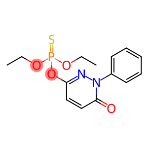 3(2H)-Pyridazinone, 6-hydroxy-2-phenyl-, O-ester with O,O-diethyl phosphorothioate