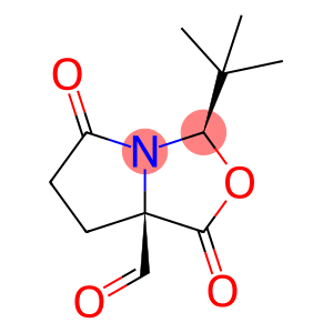 (3R,7aR)-3-(1,1-Dimethylethyl)dihydro-1,5-dioxo-1H,3H-pyrrolo[1,2-c]oxazole-7a(5H)-carboxaldehyde