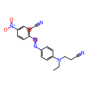 2-[(E)-{4-[(2-cyanoethyl)(ethyl)amino]phenyl}diazenyl]-5-nitrobenzonitrile