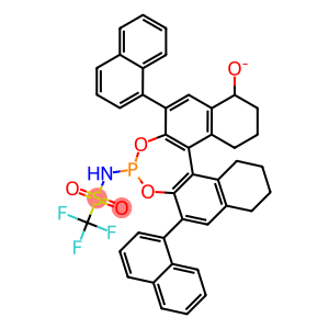1,1,1-三氟-N-[(11BR)-8,9,10,11,12,13,14,15-八氢-2,6-二-1-萘基-8-氧联萘并[2,1]-D:1',2'-F][1,3,2]二氧杂膦-4-基]甲磺酰胺