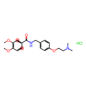 n-((4-(2-(dimethylamino)ethoxy)phenyl)methyl)-3,4-dimethoxybenzamidemonohydr