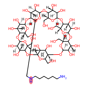 Mono-(6-(1,6-hexamethylenediamine)-6-deoxy)-β-cyclodextrin
