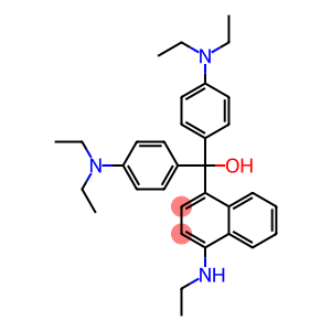 1-Naphthalenemethanol, .alpha.,.alpha.-bis4-(diethylamino)phenyl-4-(ethylamino)-