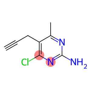 2-Pyrimidinamine, 4-chloro-6-methyl-5-(2-propyn-1-yl)-