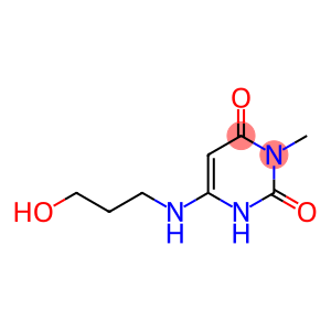 2,4(1H,3H)-Pyrimidinedione, 6-[(3-hydroxypropyl)amino]-3-methyl-