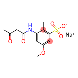 sodium 5-methoxy-2-methyl-4-[(3-oxobutanoyl)amino]benzenesulfonate