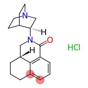 (3aR)-2-[(3S)-1-azabicyclo[2.2.2]octan-3-yl]-3a,4,5,6-tetrahydro-3H-benzo[de]isoquinolin-1-one,hydrochloride
