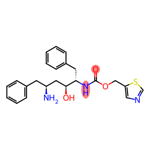Carbamic acid,N-[(1S,2S,4S)-4-amino-2-hydroxy-5-phenyl-1-(phenylmethyl)pentyl]-,5-thiazolylmethyl ester