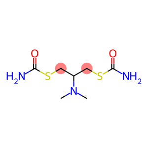 carbamothioic acid S-[3-(carbamoylthio)-2-(dimethylamino)propyl] ester