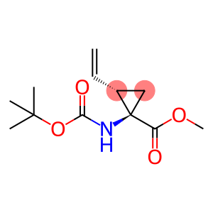 methyl (1R,2S)-1-[(tert-butoxycarbonyl)amino]-2-vinylcyclopropanecarboxylate