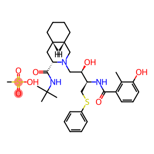 (3S,4AS,8aS)-N-(1,1-Dimethylethyl)decahydro-2-[(2R,3R)-2-hydroxy-3-[(3-hydroxy-2-methylbenzoyl