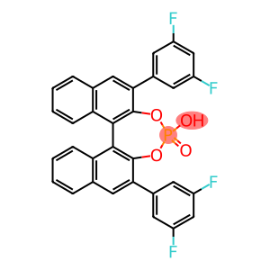 (11BS)-2,6-双(3,5-二氟苯基)-4-羟基二萘并[2,1-D:1',2'-F][1,3,2]二氧膦杂环庚三烯 4-氧化物