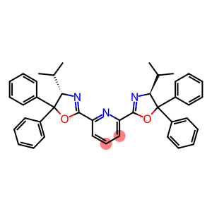 2,6-bis[(4S)-5,5-diphenyl-4-(propan-2-yl)-4,5-dihyd ro-1,3-oxazol-2-yl]pyridine
