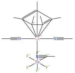 三(乙腈)五甲基环戊二烯钴(II)六氟锑酸盐(1:2)
