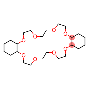 2,5,8,11,18,21,24,27-Octaoxatricyclo[26.4.0.012.17]dotriacontane,  2,3,14,15-Dicyclohexano-1,4,7,10,13,16,19,22-octaoxacyclotetracosane