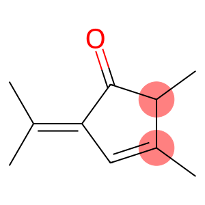 3-Cyclopenten-1-one,2,3-dimethyl-5-(1-methylethylidene)-(9CI)