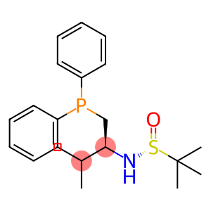 [S(R)]-N-[(1S)-1-[(二苯基膦基)甲基]-2-甲基丙基]-2-甲基-2-丙亚磺酰胺