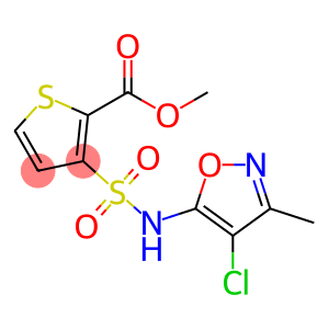 3-[[(4-Chloro-3-methyl-5-isoxazolyl)amino]sulfonyl]-2-thiophenecarboxylic acid methyl ester