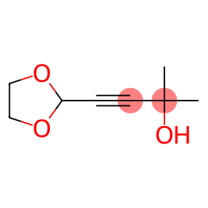 3-Butyn-2-ol,  4-(1,3-dioxolan-2-yl)-2-methyl-