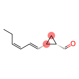 Cyclopropanecarboxaldehyde, 2-(1,3-hexadienyl)-, [1S-[1alpha,2alpha(1E,3Z)]]- (9CI)