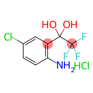 1-(2-Amino-5-chlorophenyl)-2,2,2-trifluoro-1,1-ethanediol, hydrochloride