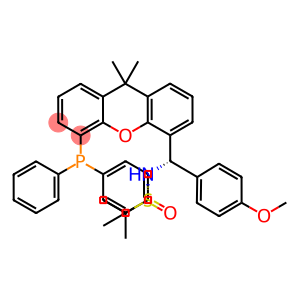 [S(R)]-N-[(S)-[5-(二苯基膦基)-9,9-二甲基-9H-黄嘌呤-4-基](4-甲氧基苯基)甲基]-2-甲基-2-丙烷亚磺酰胺
