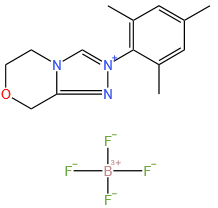 2-均三甲苯基-5,6-二氢-8H-[1,2,4]三唑并[3,4-c][1,4]恶嗪-2-鎓四氟硼酸盐