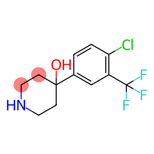 4-[4-chloro-3-(trifluoromethyl)phenyl]-4-hydroxypiperidinium