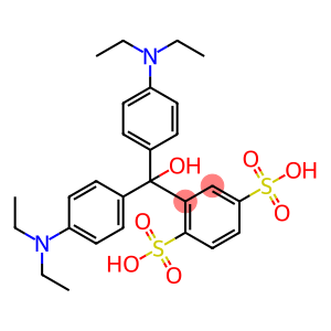 1,4-Benzenedisulfonic acid, 2-[bis[4-(diethylamino)phenyl]hydroxymethyl]-