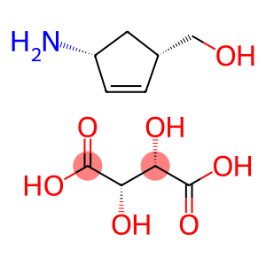 (1S,4R)-4-氨基-2-环戊烯基-1-甲醇D-酒石酸盐
