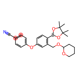Benzonitrile, 4-[3-[[(tetrahydro-2H-pyran-2-yl)oxy]methyl]-4-(4,4,5,5-tetramethyl-1,3,2-dioxaborolan-2-yl)phenoxy]-