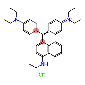 N-[(1E)-4-{bis[4-(diethylamino)phenyl]methylidene}naphthalen-1(4H)-ylidene]ethanaminium chloride