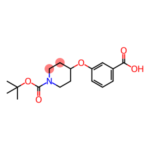 1-Piperidinecarboxylic acid, 4-(3-carboxyphenoxy)-, 1-(1,1-dimethylethyl) ester