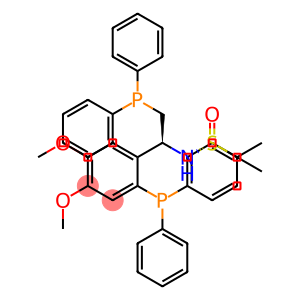 [S(R)]-N-[(1S)-2-(二苯基膦)-1-(2-二苯基膦-4,5-二甲氧基苯基)乙基]-2-叔丁基亚磺酰胺