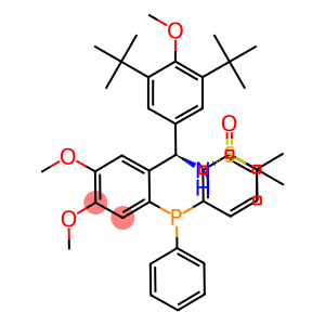 [S(R)]-N-[(R)-[3,5-双叔丁基-4-甲氧基苯基][2-(二苯基膦)-4,5二甲氧基苯基]-2-叔丁基亚磺酰胺