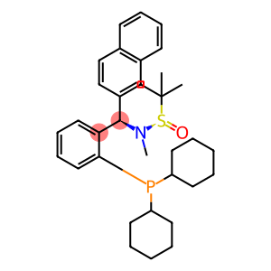 [S(R)]-N-[(R)-[2-(二环己基膦)苯基]-2-萘基甲基]-N-甲基-2-叔丁基亚磺酰胺